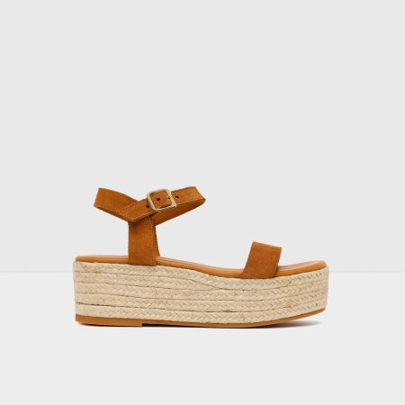 صندل لژدار زنانه عسلی RERIVE-TR – ALDO