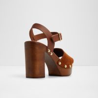 صندل لژدار زنانه قهوه‌ای NILORIA – ALDO