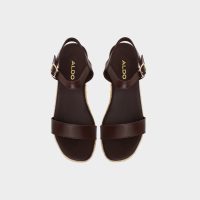 صندل لژدار زنانه قهوه‌ای RERIVE-TR – ALDO