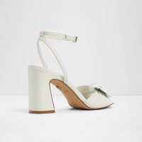 صندل پاشنه دار زنانه سفید ANGELKNOT – ALDO