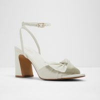 صندل پاشنه دار زنانه سفید ANGELKNOT – ALDO