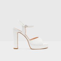 صندل پاشنه دار زنانه سفید LYDIA-TR – ALDO