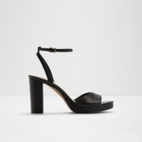 صندل پاشنه دار زنانه مشکی GRACIOUS – ALDO