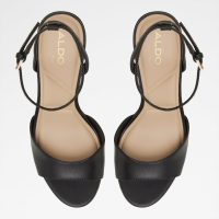 صندل پاشنه دار زنانه مشکی GRACIOUS – ALDO