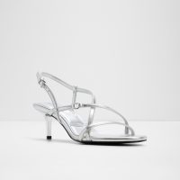 صندل پاشنه دار زنانه نقره‌ای OLIVIE – ALDO