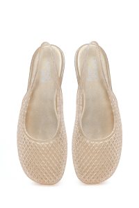 صندل ژله ای زنانه طلایی دری مد