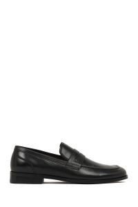 لوفر چرمی مردانه مشکی کلاسیک Derimod Black
