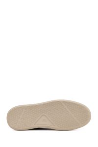 کتونی چرمی جیر مردانه قهوه‌ای دری‌مد