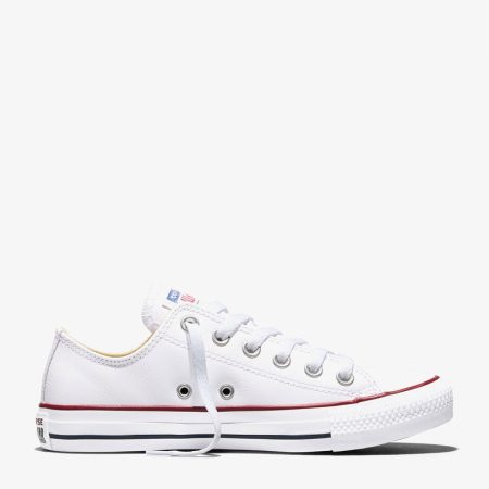 کتونی چرمی کانورس آل استار Chuck Taylor All Star سفید مردانه و زنانه اورجینال