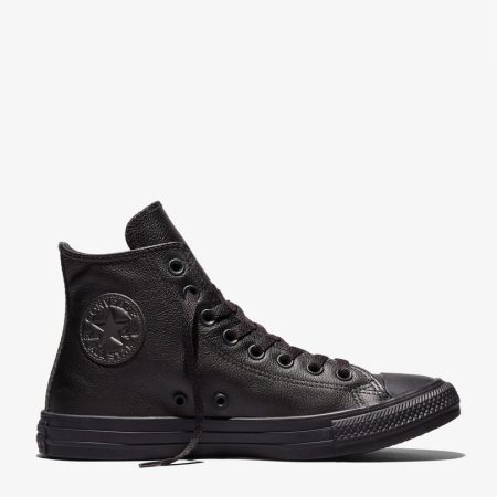 کتونی چرمی کانورس آل استار Chuck Taylor All Star Tonal مشکی مردانه و زنانه اورجینال