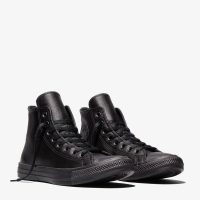 کتونی چرمی کانورس آل استار Chuck Taylor All Star Tonal مشکی مردانه و زنانه اورجینال