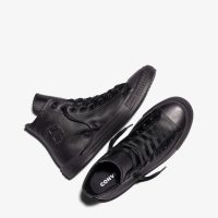 کتونی چرمی کانورس آل استار Chuck Taylor All Star Tonal مشکی مردانه و زنانه اورجینال