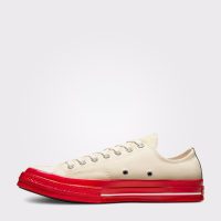 کتونی کانورس آل استار Chuck ۷۰ x Comme Des Garçons Play کرم مردانه و زنانه اورجینال