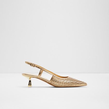 کفش پاشنه دار زنانه طلایی ELEGANT – ALDO