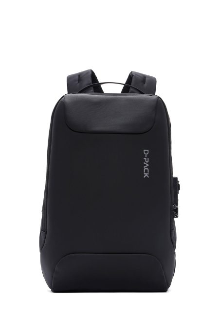 کوله پشتی سخت مردانه مشکی D-PACK دری مد