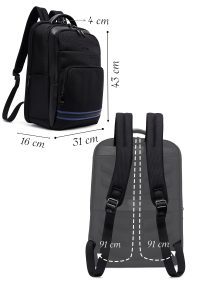 کوله‌پشتی مردانه مشکی D-Pack دری مد