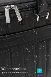 کیف اداری مردانه مشکی پارچه‌ای بند بلند D-Pack دری مد