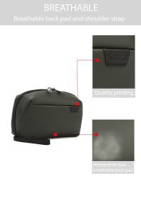 کیف دستی پارچه‌ای مردانه سبز D-Pack دری مد