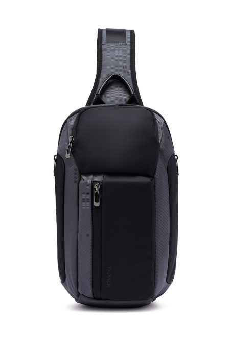 کیف دوشی مردانه خاکستری D-Pack دری مد