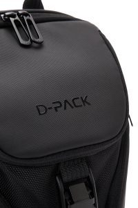 کیف شانه‌ای مردانه مشکی بندبلند D-Pack دری مد