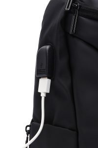 کیف کراس بادی پارچه ای مشکی مردانه D-PACK دری مد