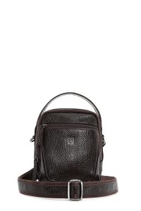 کیف کراس بادی چرمی مردانه قهوه ای دری مد