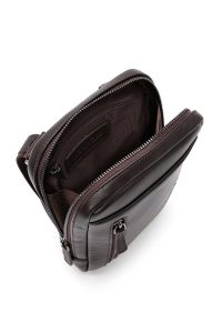 کیف کراس بادی چرمی مردانه قهوه ای دری مد
