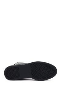 بوت زنانه مشکی زیپ‌دار لژدار دری مد
