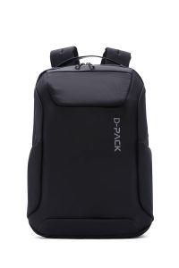 کوله پشتی سخت پارچه ای مشکی مردانه D-PACK دری مد