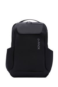 کوله پشتی سخت پارچه ای مشکی مردانه D-PACK دری مد