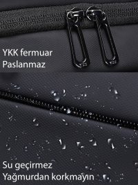 کوله پشتی سخت پارچه ای مشکی مردانه D-PACK دری مد