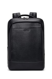 کیف بدون‌‌جنسیت D-Pack مشکی چرمی تکنولوژی کوله پشتی دری مد