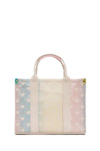 کیف دستی پارچه‌ای زنانه چندرنگ بند بلند دری مد