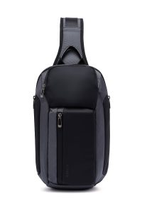 کیف دوشی مردانه خاکستری D-Pack دری مد