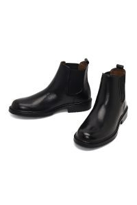بوت چلسی چرمی مردانه مشکی دری‌مد