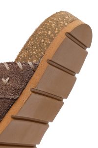 دمپایی جیر چرمی زنانه ویزون منگوله‌دار دری مد