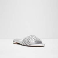 دمپایی زنانه نقره‌ای آلدو ELEONOREFLAT – ALDO