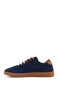 کتونی زنانه جیر سرمه‌ای بنددار دری مد Studio