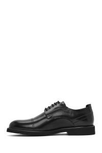 کفش رسمی مردانه مشکی چرمی بنددار دری مد