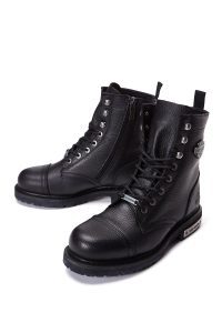 بوت چرمی مردانه مشکی Colmar Boot مردانه Harley Davidson