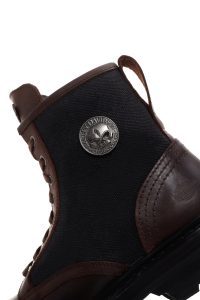 بوت چرمی مردانه هارلی دیویدسون قهوه ای تیره Jesus Exc Lace-Up