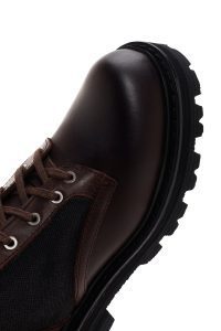 بوت چرمی مردانه هارلی دیویدسون قهوه ای تیره Jesus Exc Lace-Up