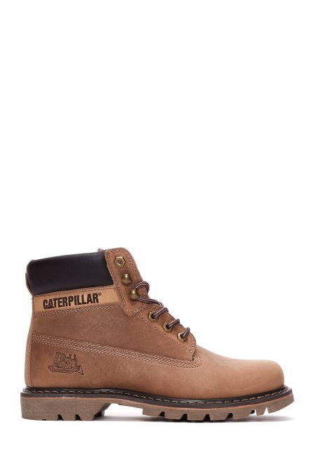 بوت چرمی مردانه کاترپیلار  بژ کلرادو Nubuck