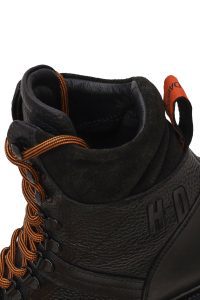 بوت چرمی مشکی استین مردانه هارلی دیویدسون، بوت ضخیم