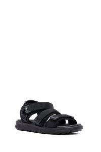 صندل پارچه‌ای مردانه مشکی دری مد