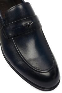 لوفر چرمی مردانه سرمه‌ای کلاسیک Derimod Black