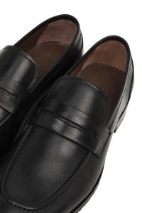 لوفر چرمی مردانه مشکی کلاسیک Derimod Black