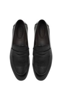 لوفر چرمی مردانه مشکی کلاسیک Derimod Black