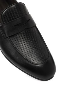 لوفر چرمی مردانه مشکی کلاسیک Derimod Black