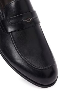 لوفر چرمی مردانه مشکی کلاسیک Derimod Black